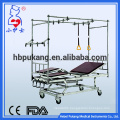 Stainless steel profile steel Bed frame triple-crank orthopedics hospital bed